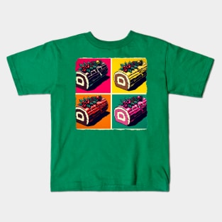 Yule Ignite: Pop Art’s Fiery Festive Log - Festive Dessert Kids T-Shirt